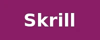 Skrill accepted e-wallet payment method logo at Spinaud