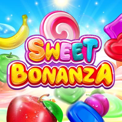 Sweet Bonanza online pokie game tile available at Spinaud Australia