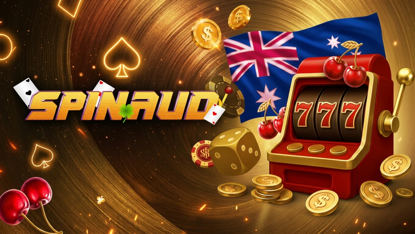 Spinaud Casino banking page showing PayID, POLi and card payment options for Australian players